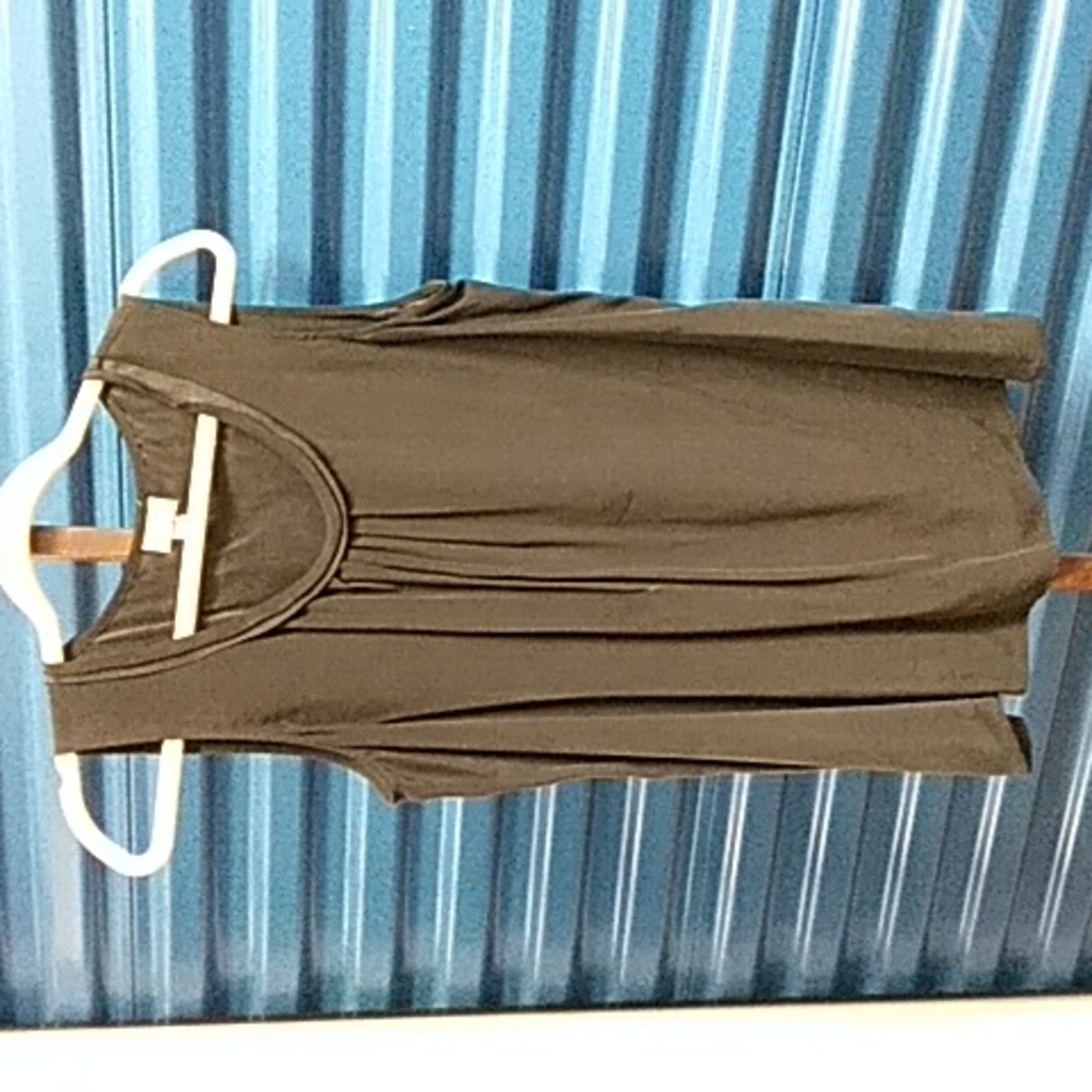 JJill Black Silk Sleeves Tp
